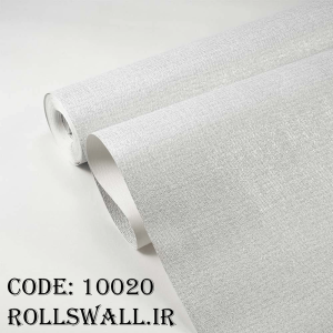کاغذ دیواری طرح جودون نقره‌ای کد 10020 مناسب پذیرایی
