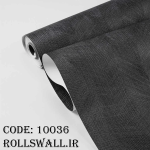 نمای نزدیک کاغذ دیواری بافت مشکی کد 10036 در نور طبیعی