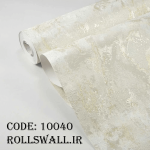 کاغذ دیواری طرح پتینه کرم کد 10040 از آلبوم کربن
