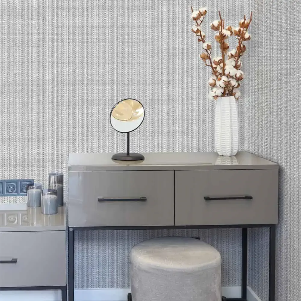 کاغذ دیواری خاکستری برای دفتر کار