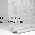 دکوراسیون مدرن با کاغذ دیواری طرح پتینه نقره‌ای