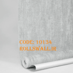 نصب کاغذ دیواری پتینه خاکستری 10134 در پذیرایی مدرن