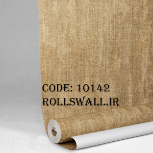 جزئیات بافت برجسته کاغذ دیواری پتینه قهوه‌ای