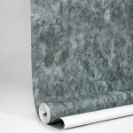 نصب کاغذ دیواری آبی 10159 در سالن پذیرایی - هماهنگی با مبلمان مدرن