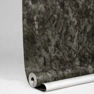 نصب کاغذ دیواری مشکی 10160 در سالن پذیرایی - جلوه لوکس و مدرن