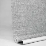 نمای نزدیک بافت برجسته کاغذ دیواری خاکستری