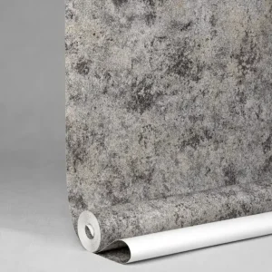 کاغذ دیواری pvc طرح پتینه خاکستری از شرکت اکستریم والز