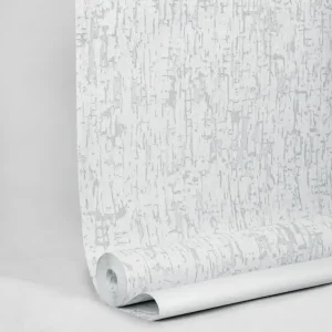 کاغذ دیواری طرح بافت سفید کد 10205 البوم کربن از شرکت اکستریم والز