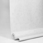 کاغذ دیواری طرح بافت ساده سفید کد 10214 از البوم کربن