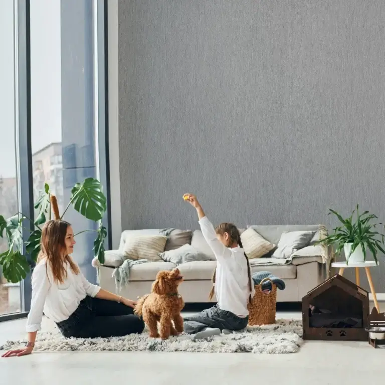 کاغذ دیواری تیره لوکس؛ مناسب دیوار شاخص و مبلمان روشن