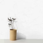 خرید کاغذ دیواری سفید رگه دار از البوم H2O کد 921W