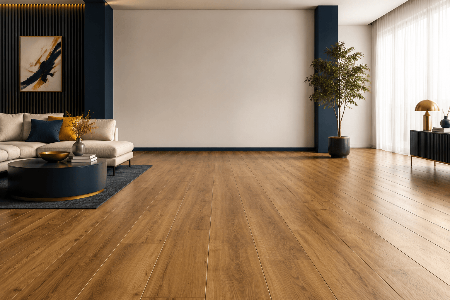 راهنمای انتخاب کفپوش PVC طرح چوب قهوه ای گرم